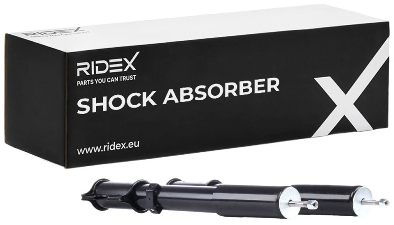 Image of RIDEX 854S2603 Shock absorber Front Axle, Gas Pressure, Twin-Tube, Suspension Strut, Top pin Shock Absorber (854)