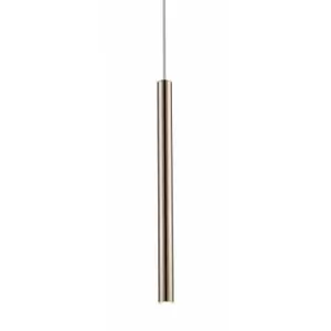 image of Zumaline Loya Integrated LED Pendant Ceiling Light, Gold, 450lm 3000K