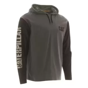 Image of 1510425 Hooded Long Sleeve T-Shirts Dark Shadow Large