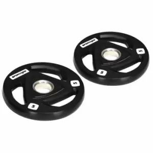 Image of Sportnow Olympic Weight Plates With Tri Grips 2 X 5Kg