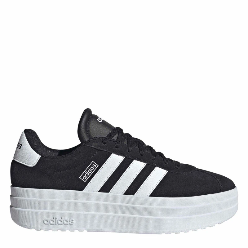 Image of adidas vl court bold trainers in Black & white Black & White UK 6 (EU 39?)
