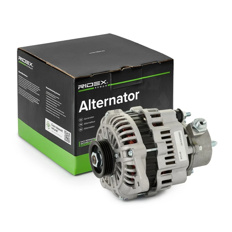 Image of RIDEX REMAN 4G0944R Generator Alternator Charging Current: 95A, Voltage: 12V Alternator (4)