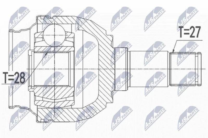 Image of NTY Drive shaft NTY NPW-ME-117