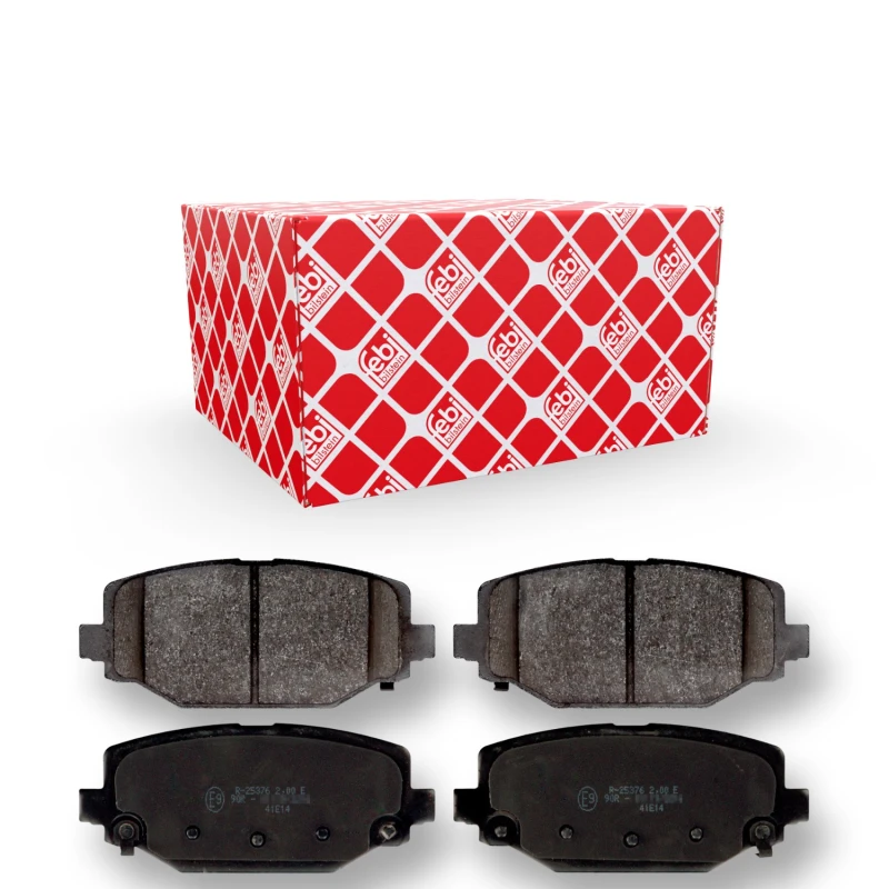 Image of FEBI BILSTEIN 116111 Brake pad set Rear Axle, with acoustic wear warning Brake Pad Set,disc brake (402)