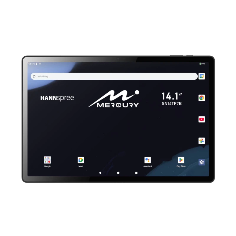 Image of HANNspree Mercury 14.1" WUXGA IPS MediaTek MTK8786 6GB RAM 128GB Storage Android 15 Tablet SN14TP7B