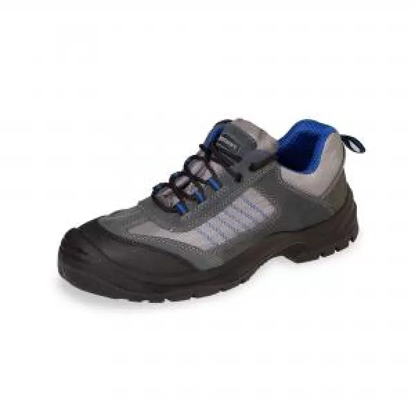 Image of Click Dual Density Trainer Shoe Black/Blue 10.5