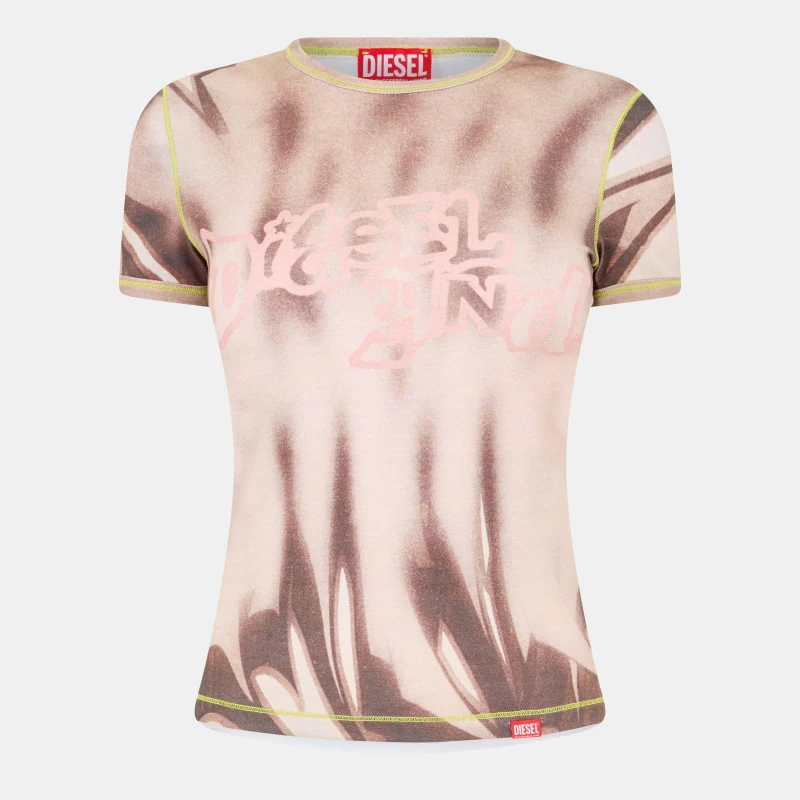 Image of Diesel Womens T-Grafi T-Shirt 7FEA female 6