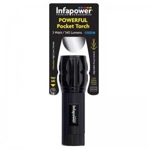 image of Infapower 3 Watt Powerful Pocket Torch