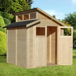 Image of Rowlinson 7 x 7 Skylight Shed - Unpainted Natural