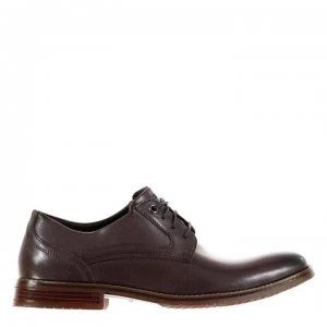 Image of Rockport Smooth Plain Mens Shoes - Brown