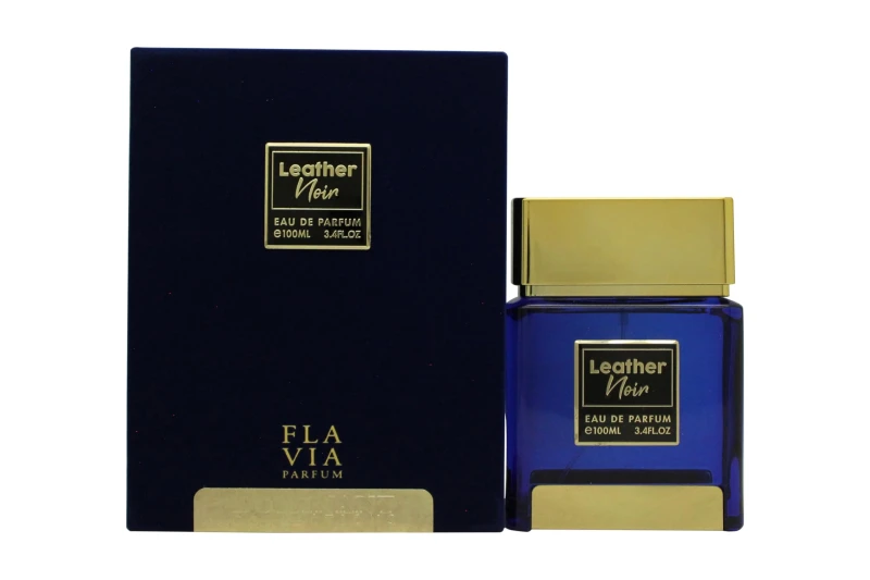 Image of Flavia Leather Noir Eau de Parfum 100ml Blue unisex