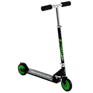 Image of Reiten Foldable Adjustable Aluminium Kick Scooter - Green