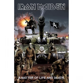 Image of Iron Maiden - A Matter Of Life And Death Textile Poster