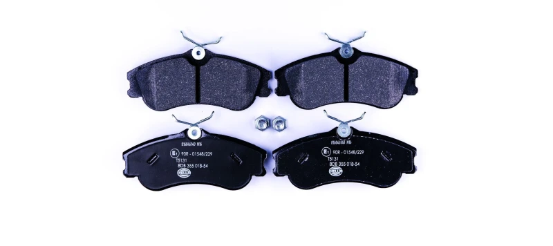 Image of HELLA Brake pad set HELLA 8DB 355 018-541