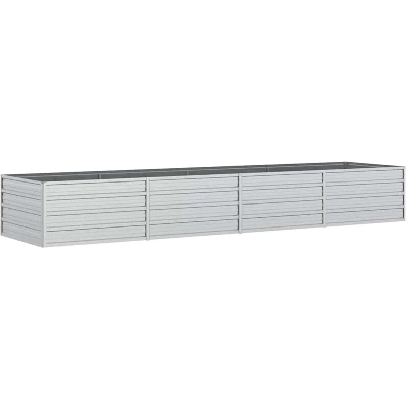 Image of VIDAXL Garden Raised Bed 320x80x45cm Galvanized Steel Silver Vidaxl 8720286661826