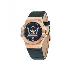 Image of Maserati Potenza Watch R8851108027 Watch Date Croco Leather Man