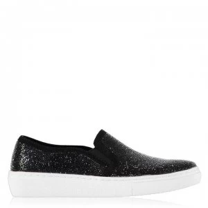 Image of Skechers Goldie Slip On Trainers Ladies - Black