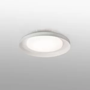 Image of Dolmen LED White Flush Ceiling Lamp 40cm