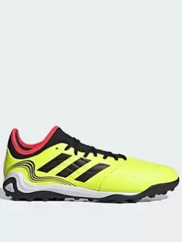 Image of adidas MENS COPA 20.3 ASTRO TURF FOOTBALL BOOT, Yellow, Size 10, Men