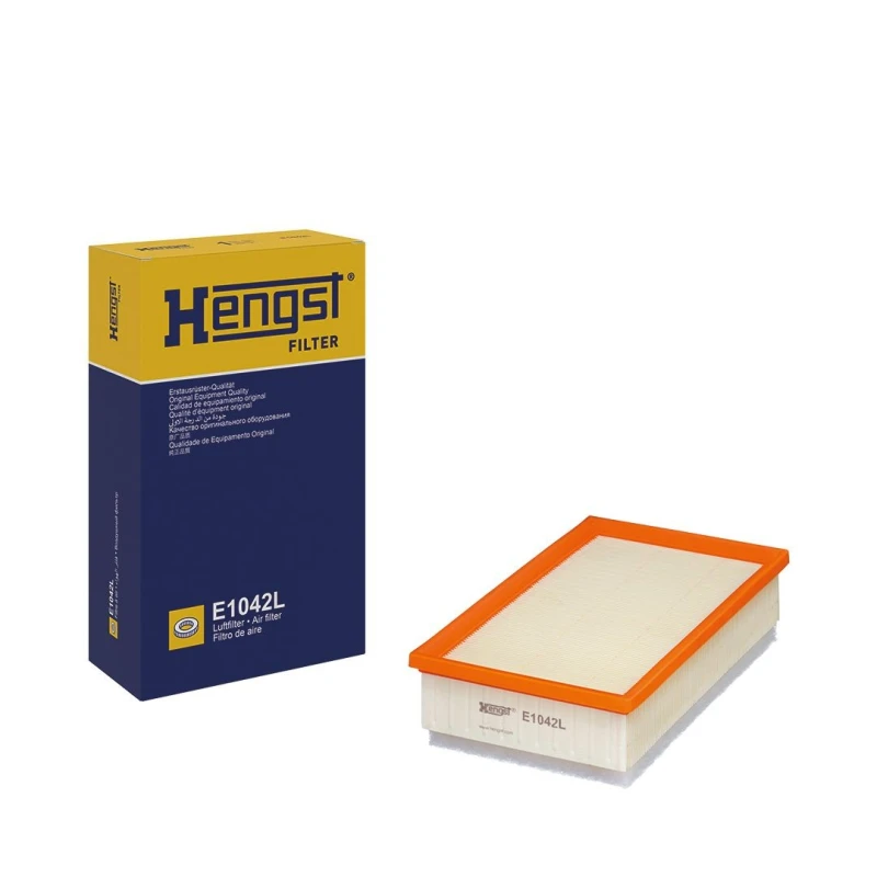 Image of HENGST FILTER E1042L Air filter Filter Insert Air Filter (8)