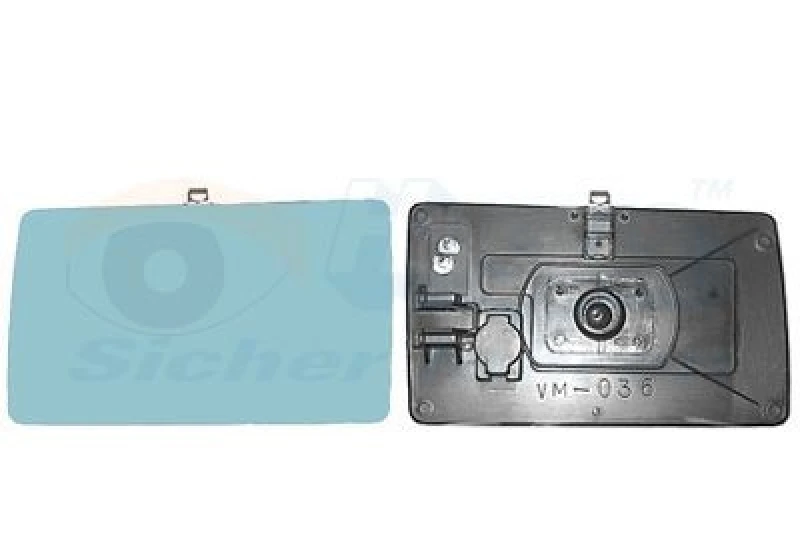 Image of VAN WEZEL Wing mirror glass VAN WEZEL 3024835
