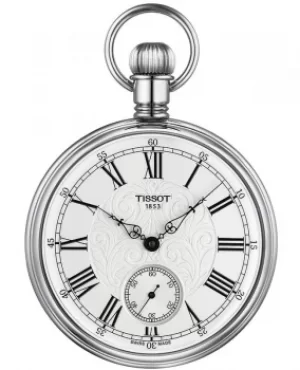 Tissot T-Pocket Lepine Silver Dial Mens Pocket Watch T861.405.99.033.00 T861.405.99.033.00