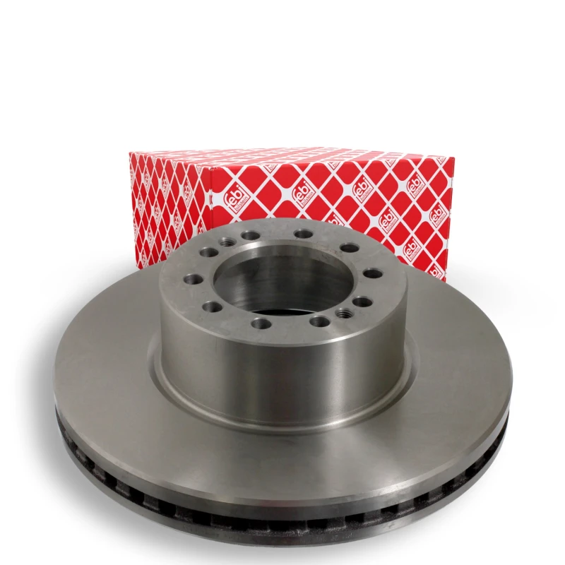 Image of FEBI BILSTEIN 39651 Brake disc Front Axle, internally vented, Coated Brake Disc (82)