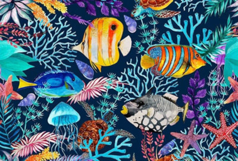 Image of As Creation Underwater 2 Digital Mural 400Cm X 270Cm