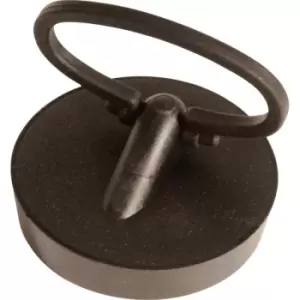 Image of McAlpine PVC Plug & Handle 1 3/4" (Fits 1 1/2" Waste) in Black