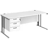 image of Dams International Desk MCM18P3SWH 1,800 x 800 x 725 mm