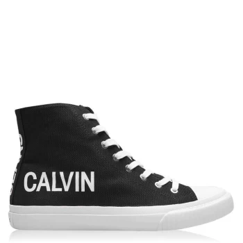 Image of Calvin Klein Jeans Iacopo High Top Trainers - Black