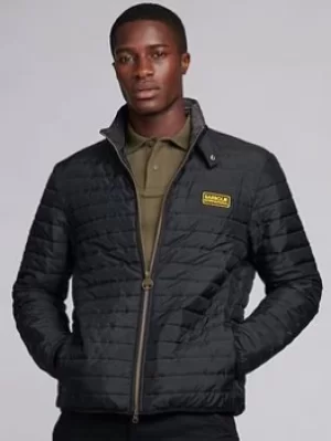 Image of Barbour International Mind Quilted Jacket, Black Size M Men