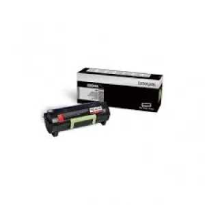 image of Lexmark 50F0HA0 Black Laser Toner Ink Cartridge