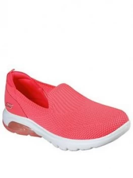 Image of Skechers Go Walk Air Pump - Pink, Size 6, Women