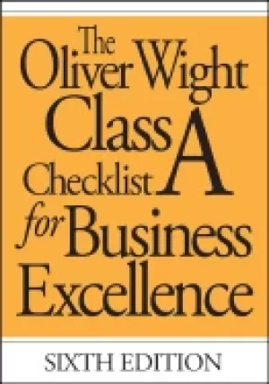 Image of oliver wight class a checklist for business excellence
