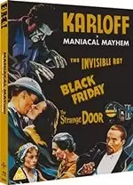 image of MANIACAL MAYHEM (Three films starring Boris KARLOFF) (Eureka Classics) (Bluray)