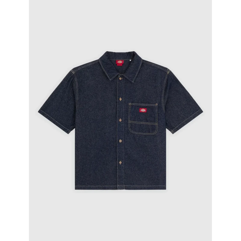 Image of Dickies Denim shirt Dickies Bleu Male M