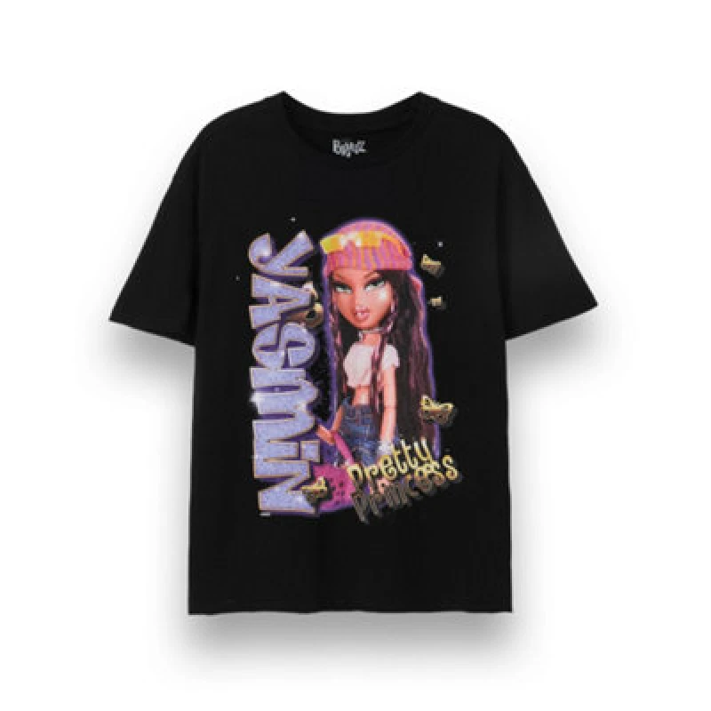 Image of Bratz Short Sleeved T-Shirt Black