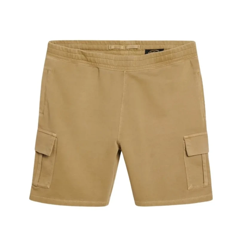 Image of Superdry Cargo shorts with contrast stitching Superdry Beige Male S