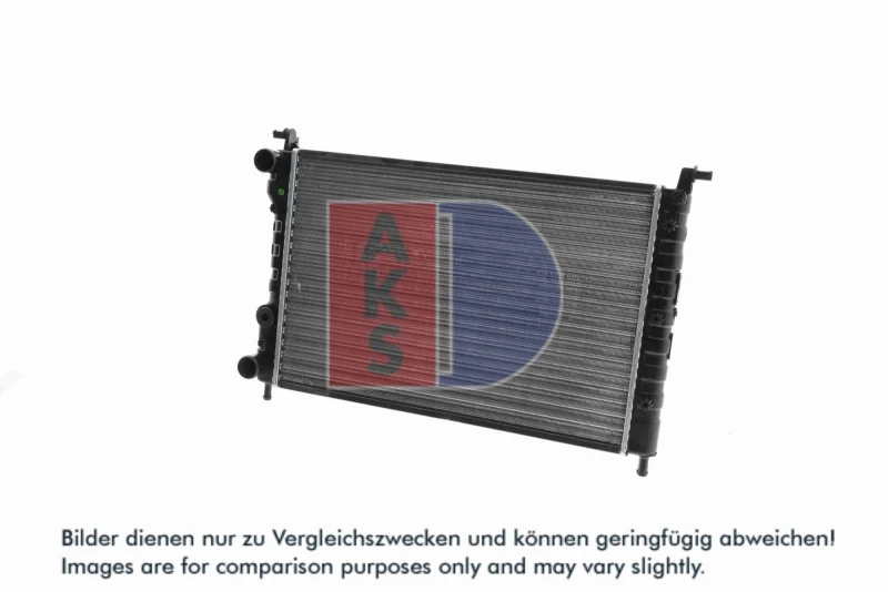 Image of AKS DASIS 081540N Engine radiator Aluminium, Mechanically jointed cooling fins Radiator,engine cooling (470)