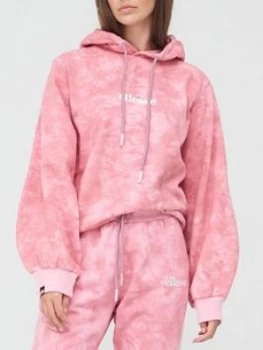 Image of Ellesse Heritage Fluo Oh Hoodie - Pink, Size 8, Women