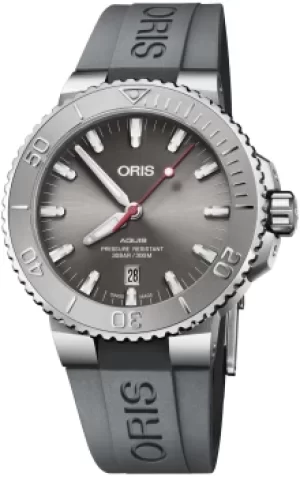 Image of Oris Watch Aquis Date Relief Rubber