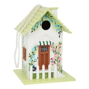 Image of Legler - Small Foot Pastel Wooden Birdhouse for Wildlife Garden (Multi-colour)