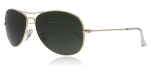 Image of Ray-Ban Cockpit Sunglasses Gold 001 56mm