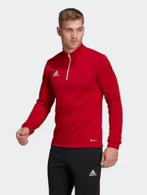 Image of adidas Entrada 22 Training Top, Light Green Size XS Men