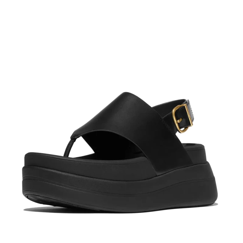 Image of FitFlop Wedge sandals with back strap For Her FitFlop F-Mode Noir Female 37