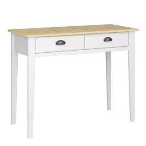 Nola Hall Table White And Pine