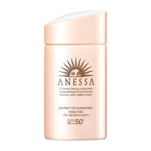 image of Shiseido - Anessa - Perfect UV Sunscreen Mild Milk For Sensitive Skin SPF50+ PA++++ (2020 New Edition) - 60ml