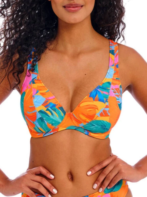 Image of Womens swimsuit top Freya Aloha coast Orange Female 75F