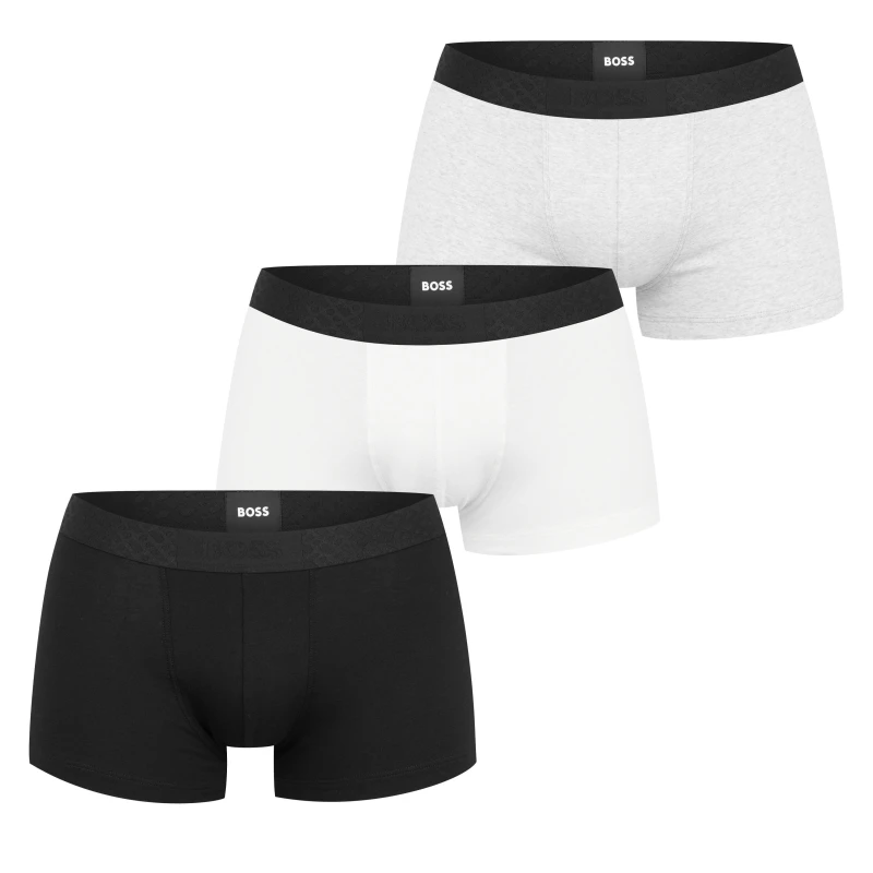 Image of Boss Mens Boxers Blk/Wht/Gry996 male 2X Large